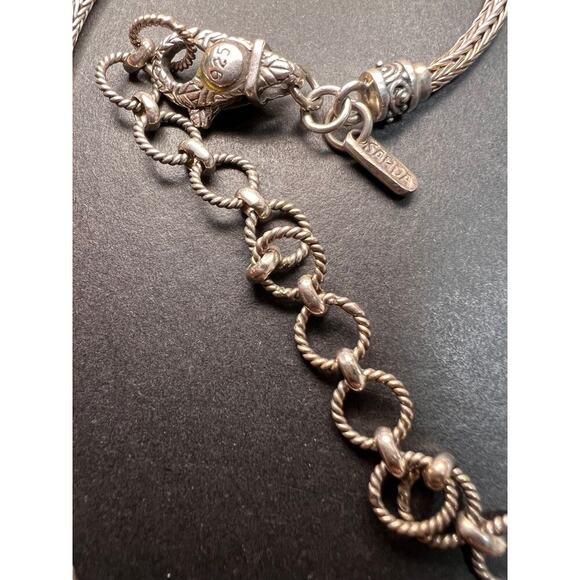 Sarda Bali sterling silver tulang naga extender 24 inch necklace - Picture 7 of 10